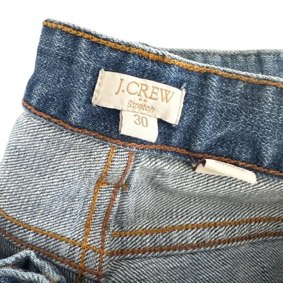 j CREW Women's Ankle Straight Jeans Size 30 - Picture 7 of 8